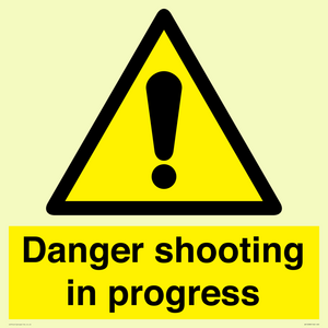 Danger shooting in progress
